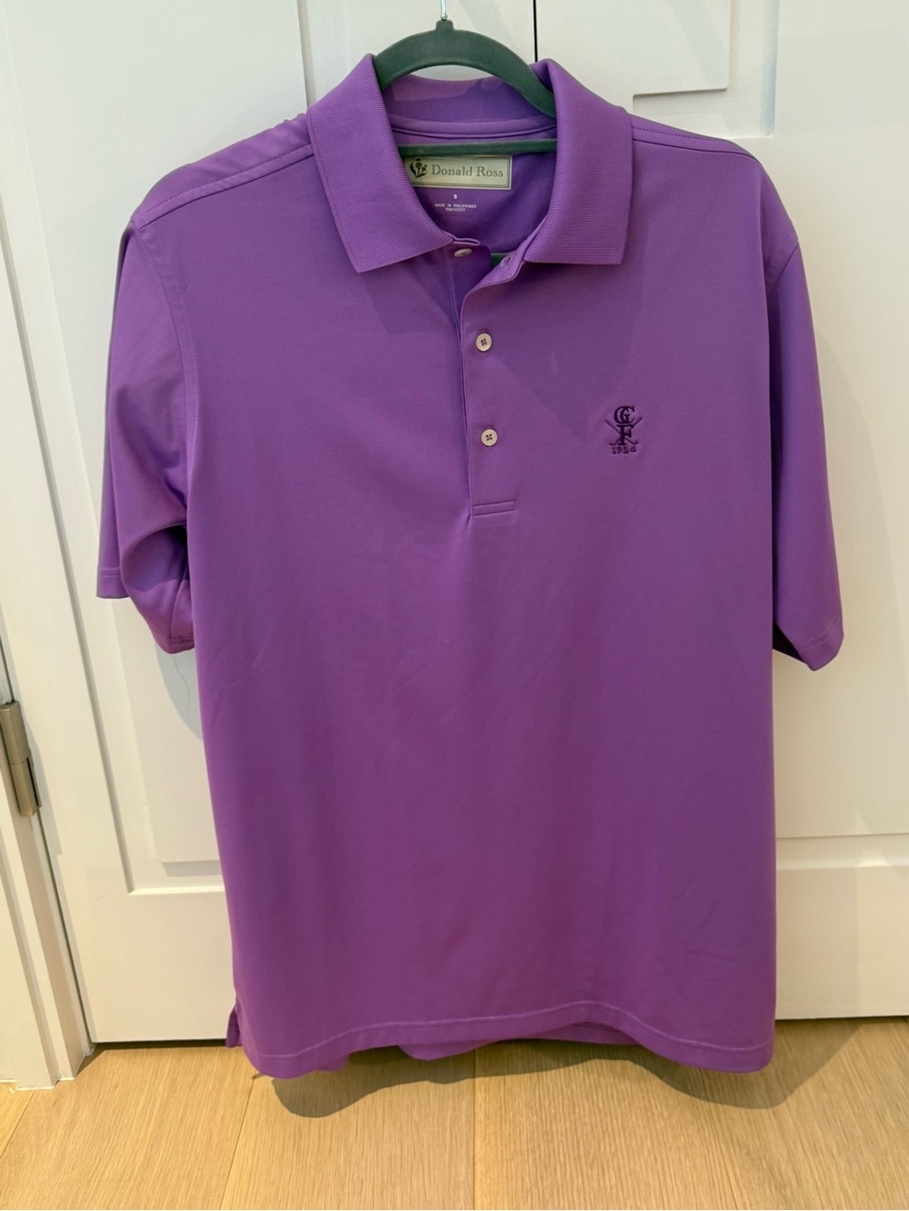 Men's Purple Polo Shirt - Donald Ross